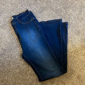 Purchased from Chic Soul - Dark Wash, big Flare jeans